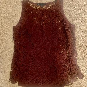 White House Black Market, size small, dressy top. Only worn once.Make an offer!